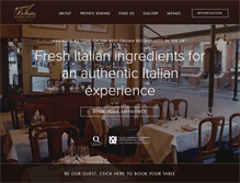 Tablet Screenshot of bellariarestaurant.co.uk